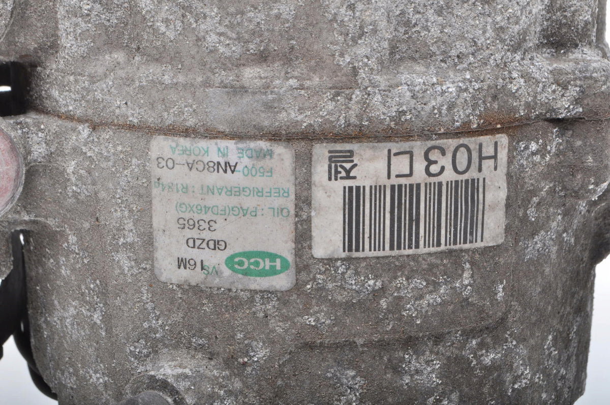 KIA PRO CEED AND 1.6 CRDI AIR CONDITIONING COMPRESSOR F500-AN8GA-03 86 THOUSAND MILES