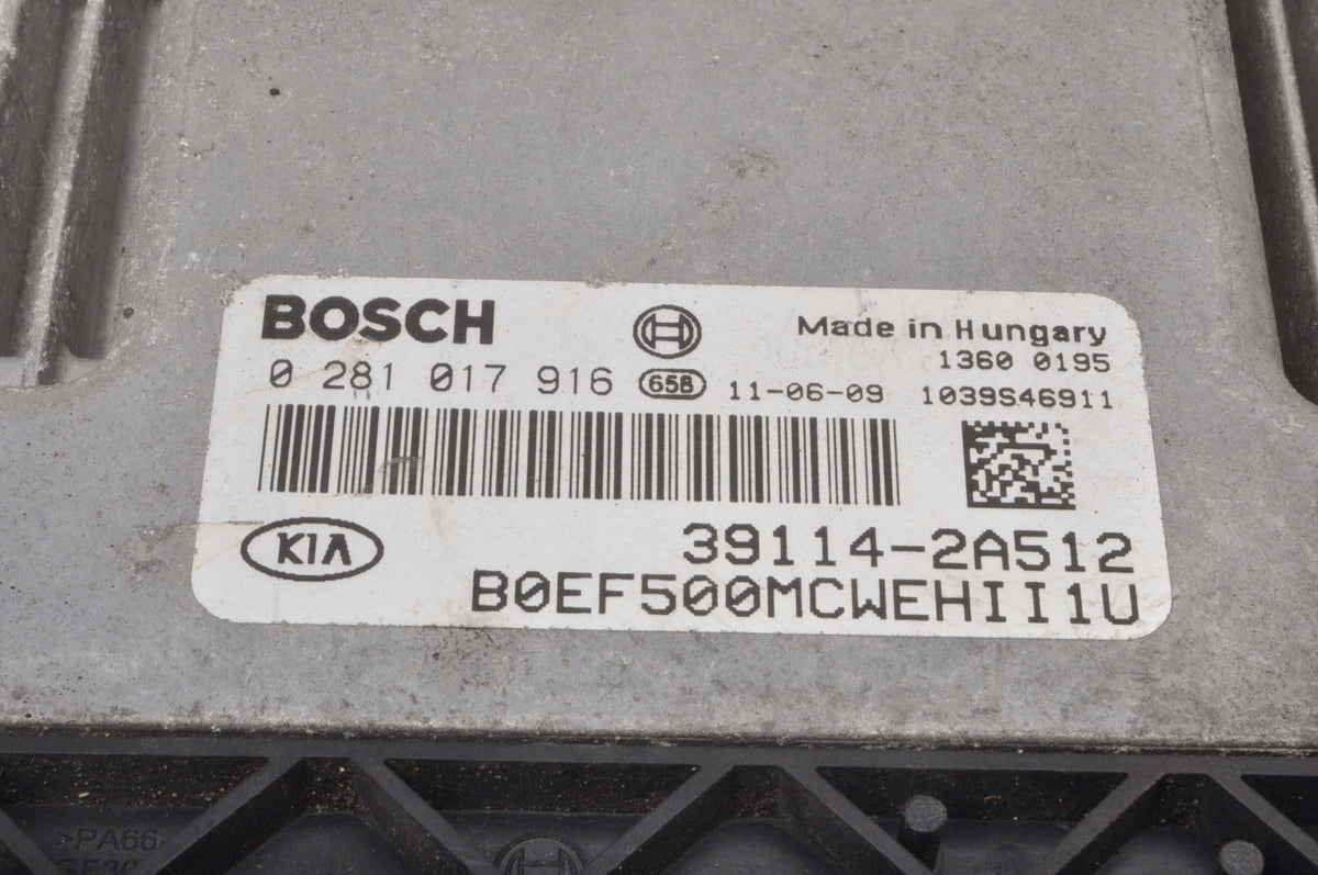 KIA PRO CEED I 1.6 CRDI 90KM COMPUTER ENGINE DRIVER 39114-2A512 LIFT