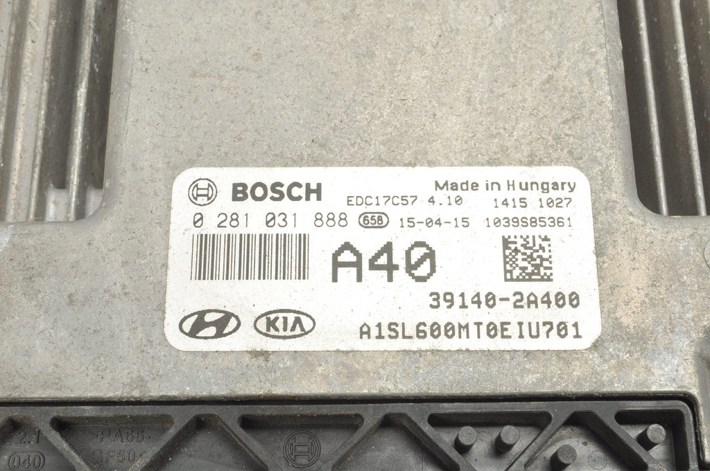 KIA SPORTAGE III 1.7 CDTI 116HP COMPUTER ENGINE DRIVER 39140-2A400