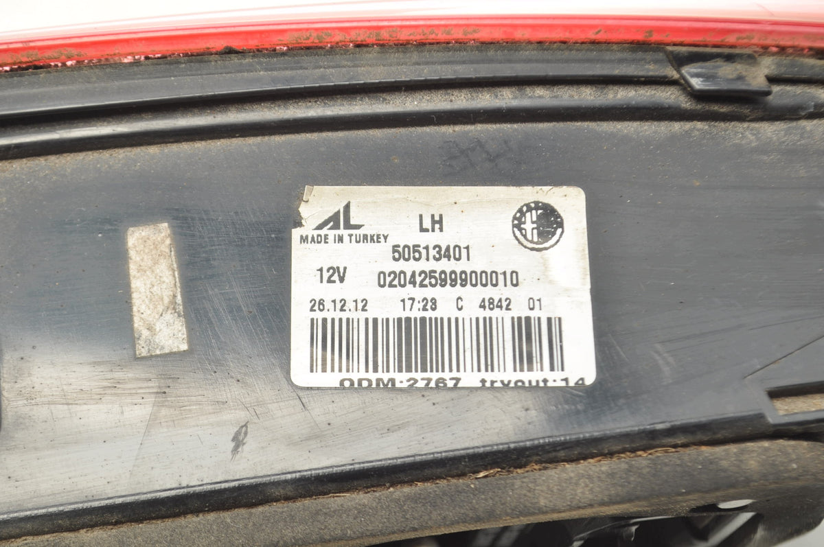 LAMP LEFT REAR IN FLAP ALFA ROMEO GIULIETTA 50513401 HB 5D