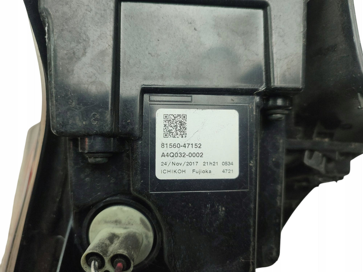 LAMP LEFT REAR TOYOTA PRIUS IV (2016-2019) 81560-47152