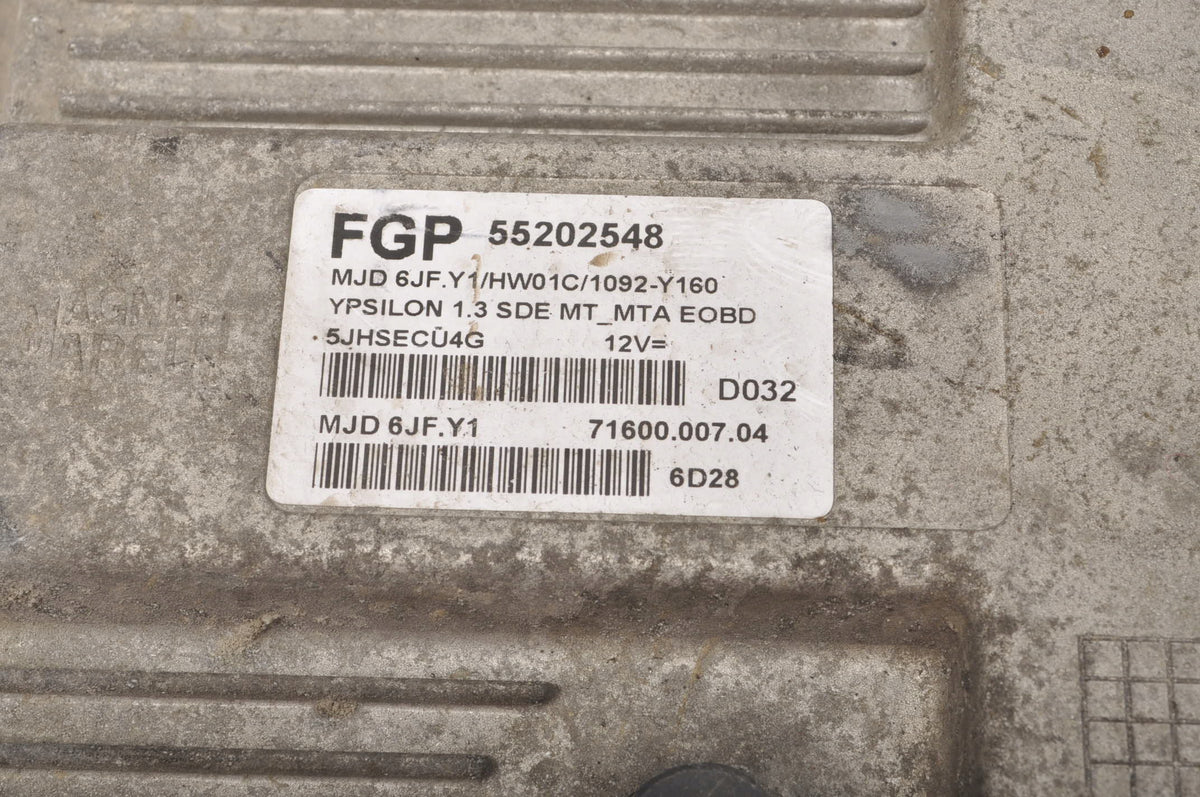 LANCIA YPSILON 1.2 8V MOTOR CONTROLLER 55202548