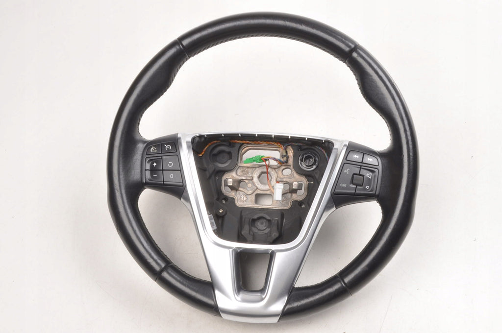 LEATHER STEERING WHEEL VOLVO V40 II S60 V60 XC60 V70 S80 31250592