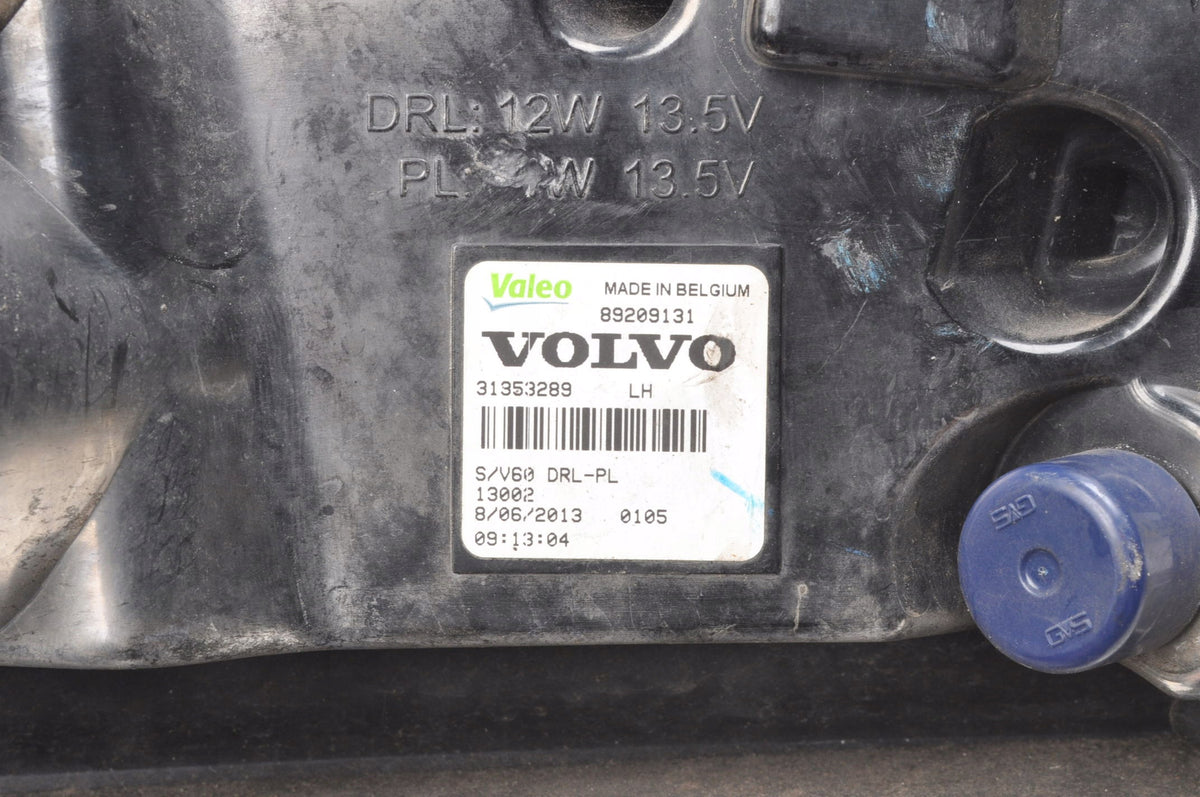 LED LAMP LEFT VOLVO S60 V60 31353289