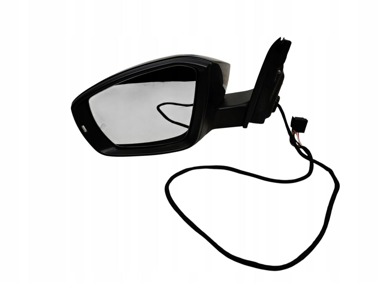 LEFT MIRROR SKODA OCTAVIA III 3 (2012-2016) 9 PIN UK PAINT CODE LF7Y