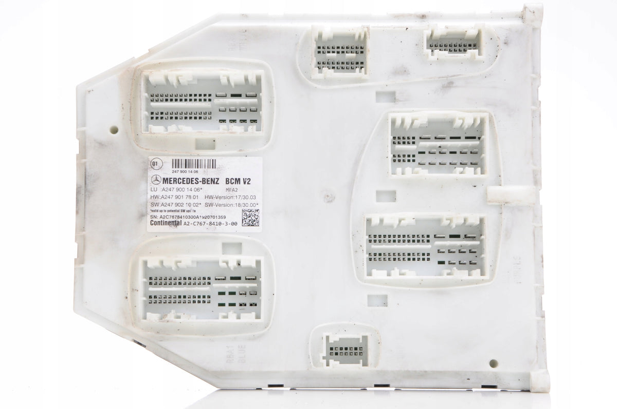 MERCEDES CLASS A W177 COMPUTER MODULE DRIVER BCM A2479001406