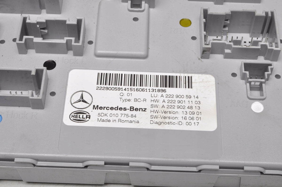 MERCEDES CLASS C W205 MODULE CONTROLLER ITSELF A2229005914