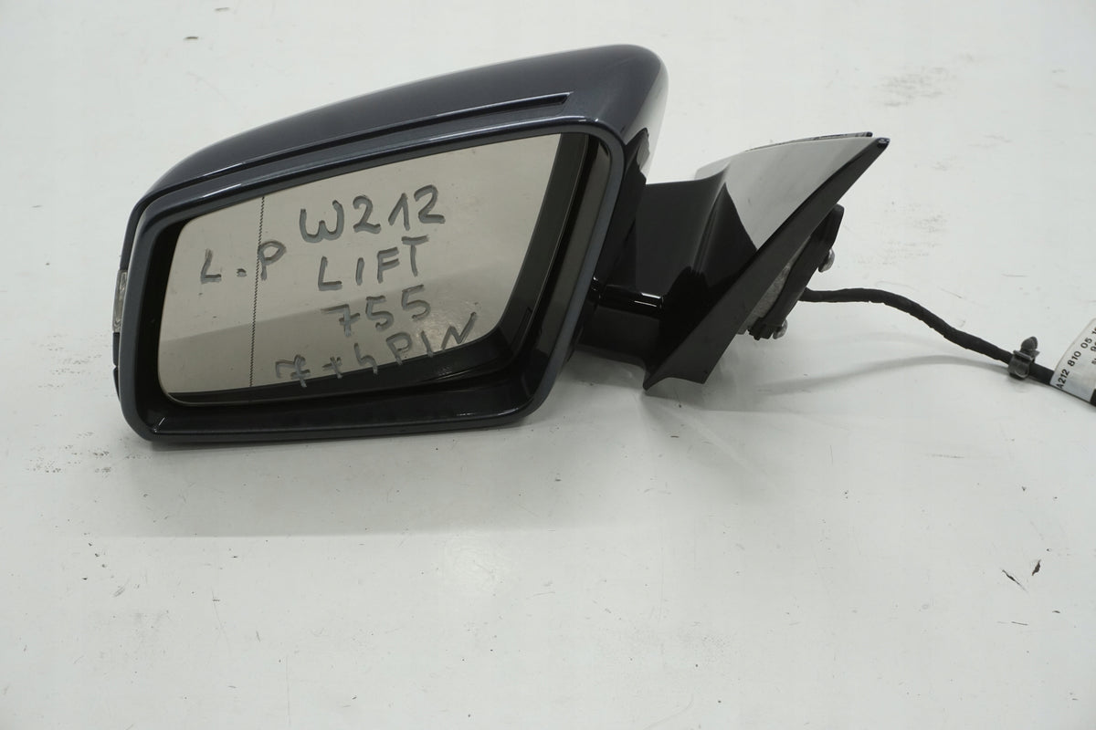 MERCEDES W212 LIFT MIRROR LEFT 11PIN ANGLIK UK 755
