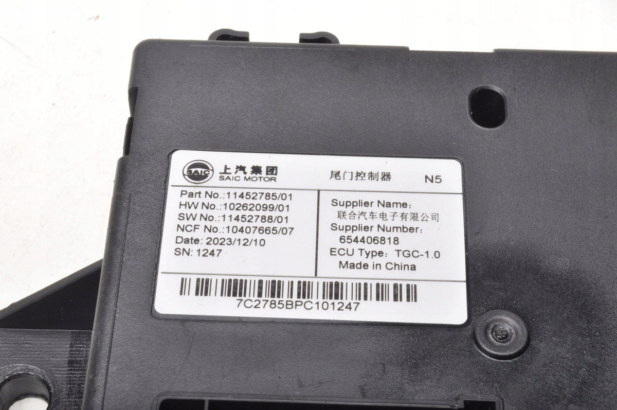 MG HS MODULE DRIVER 11452785 2024 TGC-1.0 LIFT