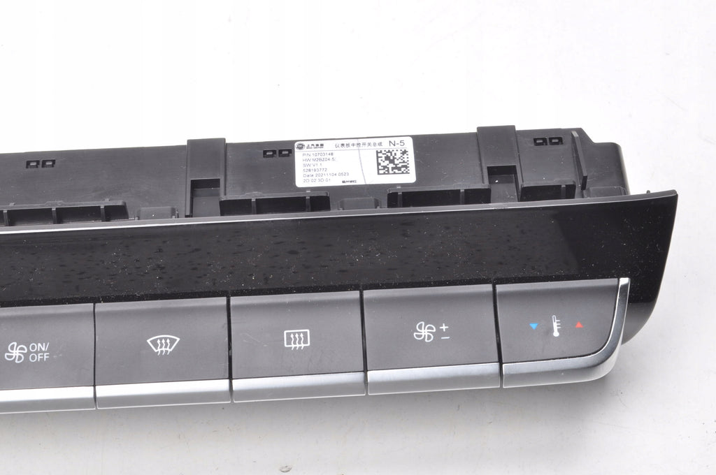 MG ZS PANEL AIR CONDITIONING SWITCH 10703148