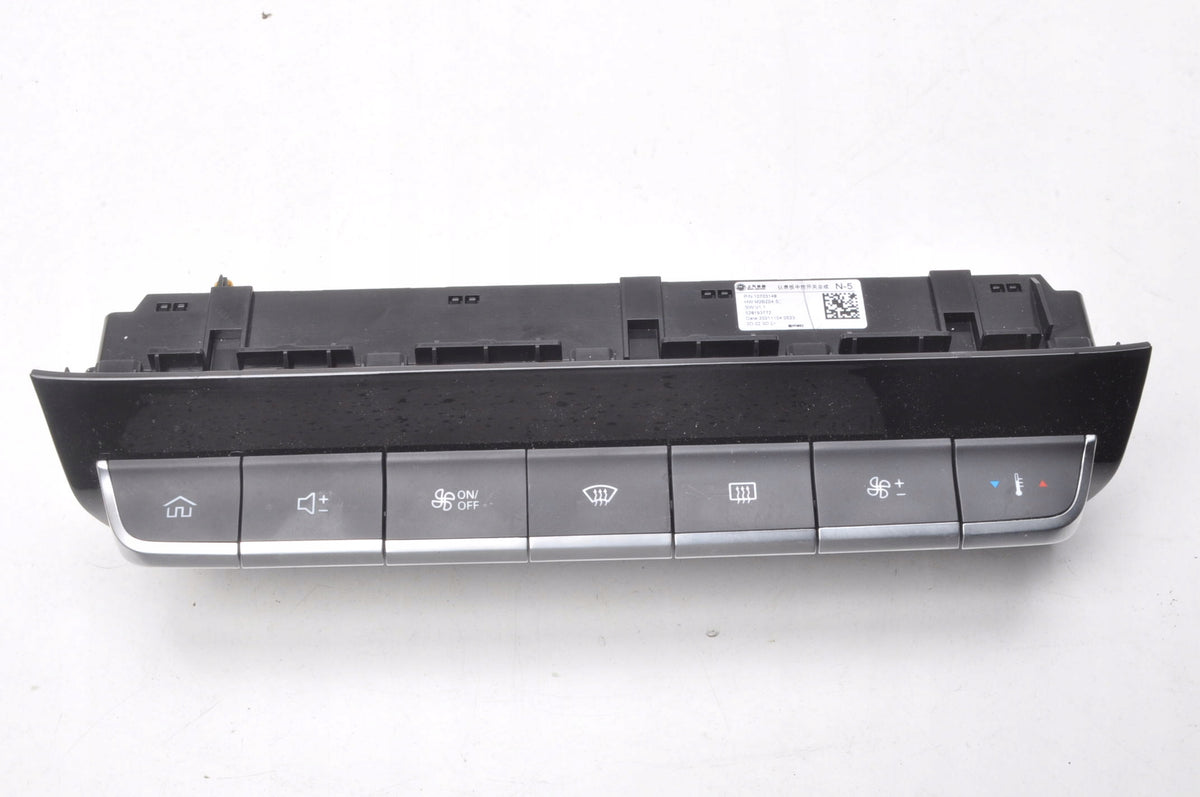MG ZS PANEL AIR CONDITIONING SWITCH 10703148