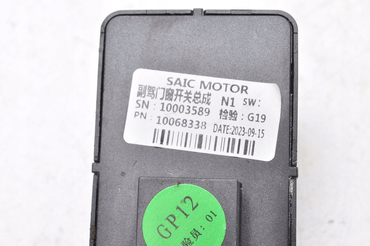 MG ZS PANEL WINDOW LOWERING BUTTON 10068338 LIFT