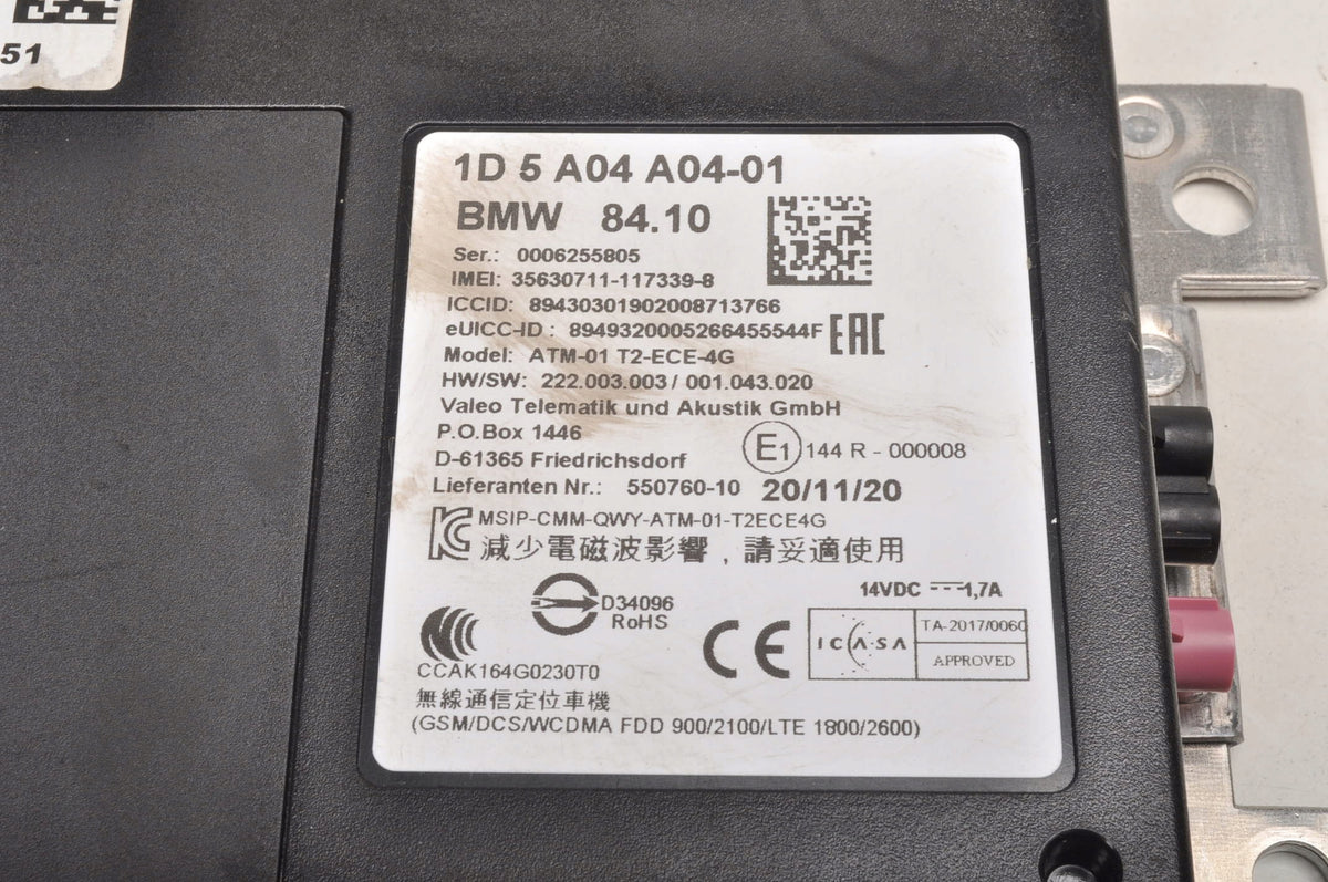 MINI F55 COOPER MODULE TELEMATIC CONTROLLER 1D5A04A04