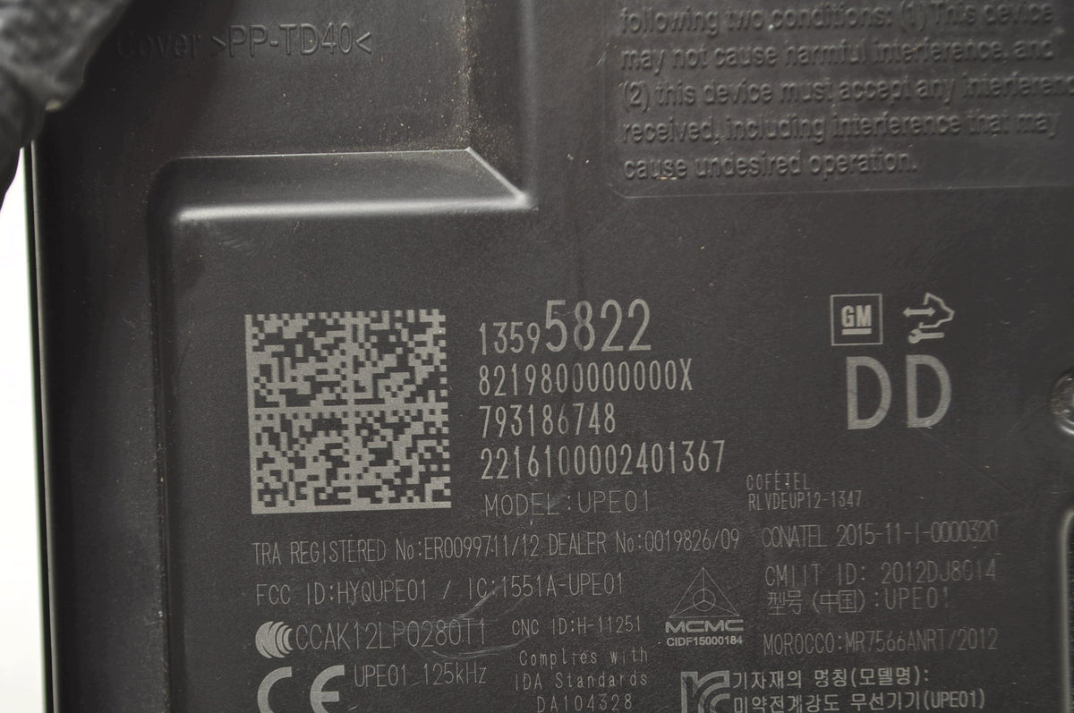 MODUL DRIVER KEYLESS OPEL ASTRA K 13595822