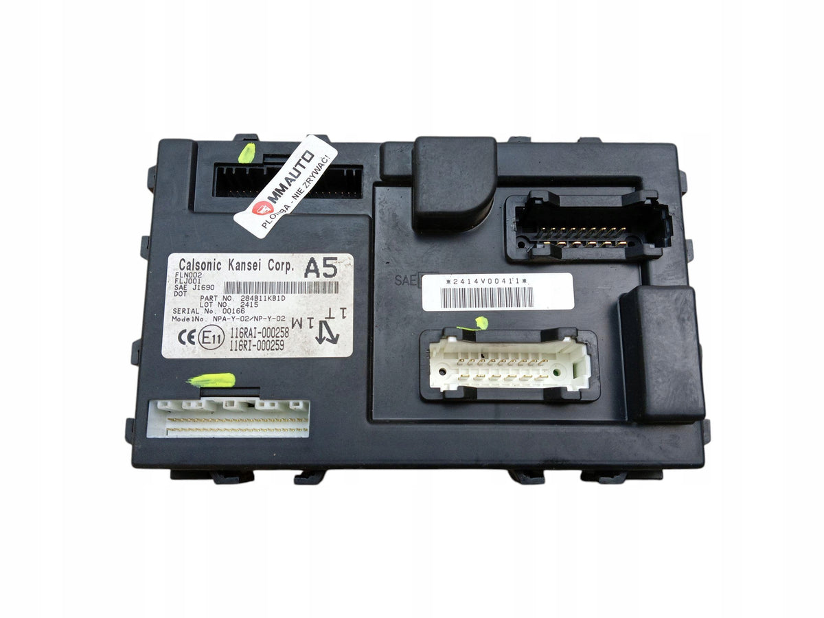 MODULE BCM FUSE BOX NISSAN JUKE AND F15 284B11KB1D