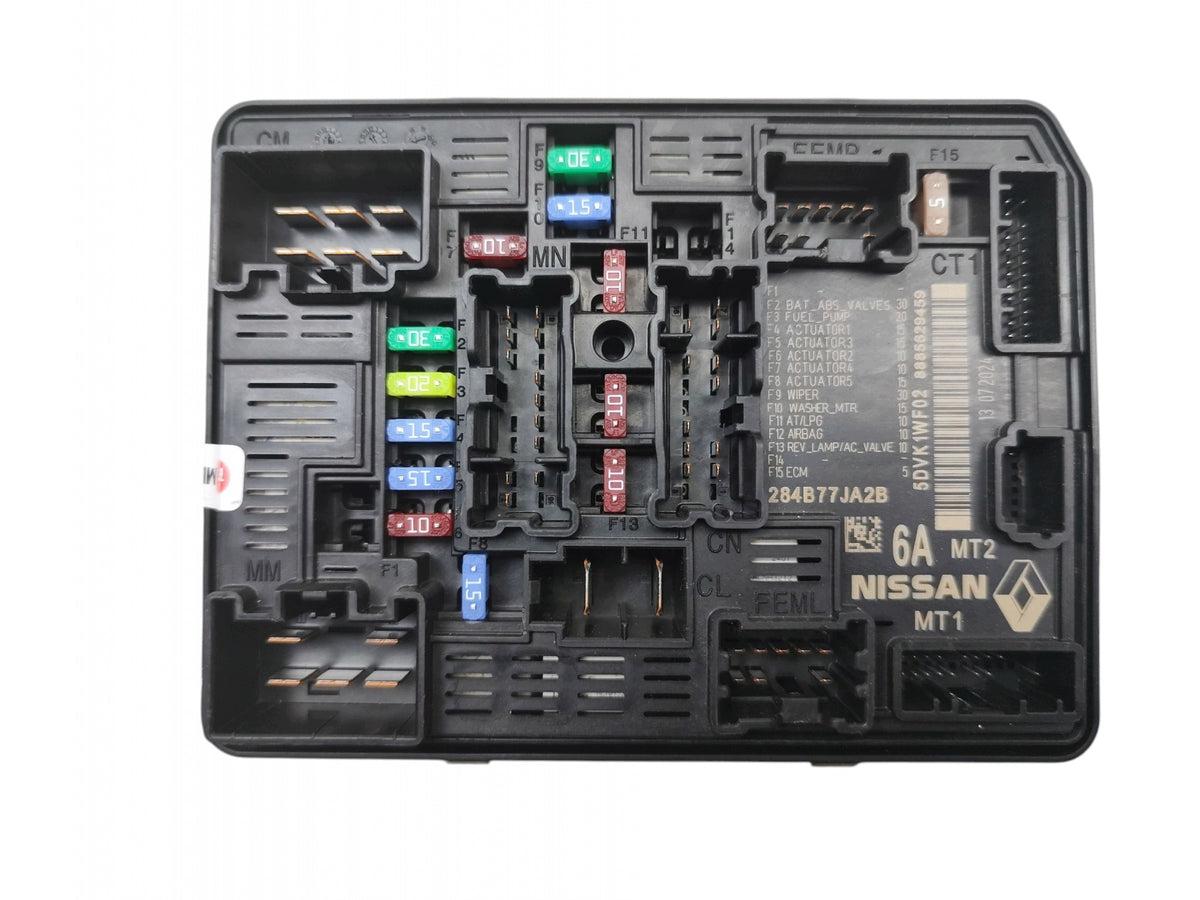 MODULE BCM FUSE BOX NISSAN QASHQAI J12 284B77JA2B