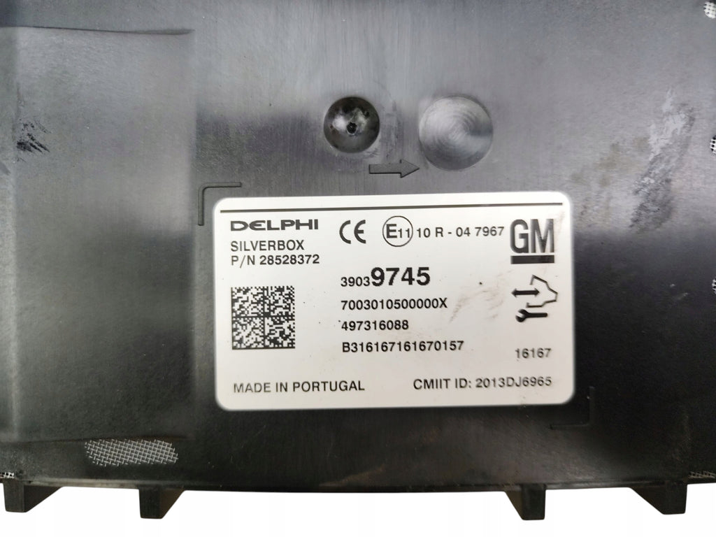 MODULE CONTROLLER SILVERBOX OPEL ASTRA K V 39039745