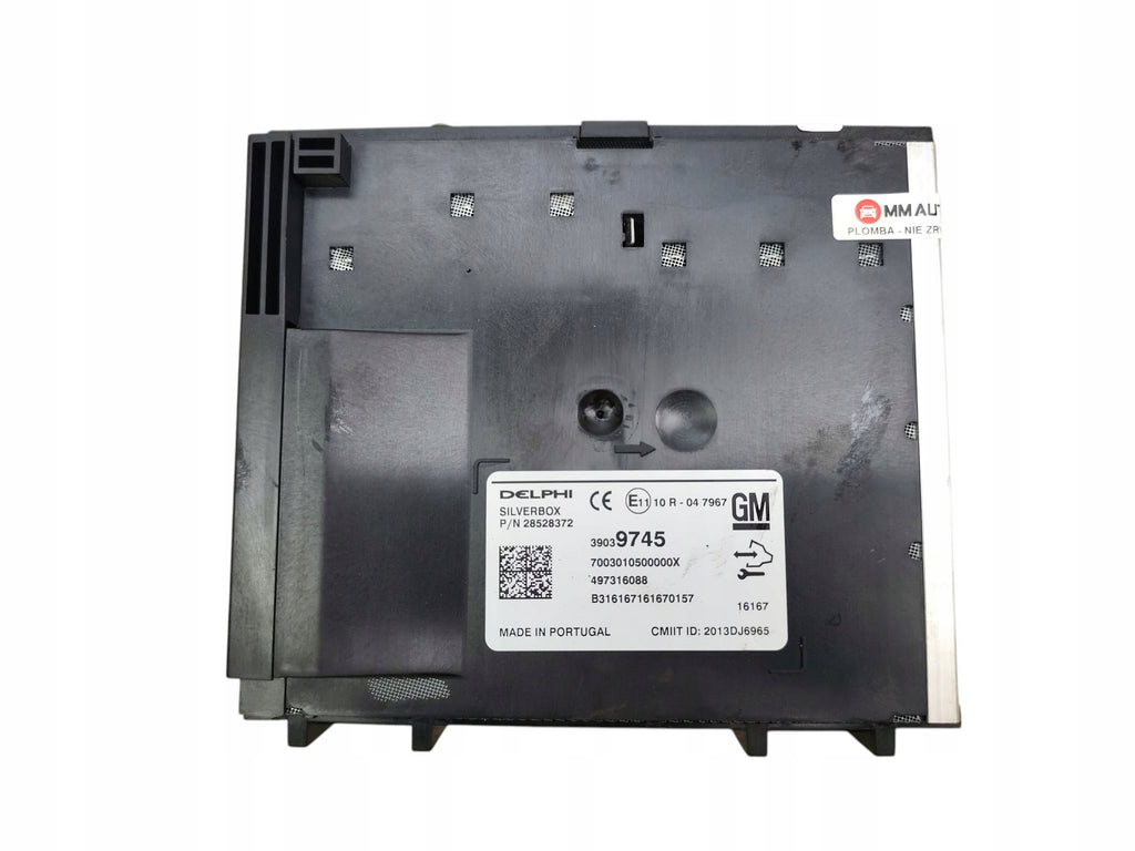 MODULE CONTROLLER SILVERBOX OPEL ASTRA K V 39039745