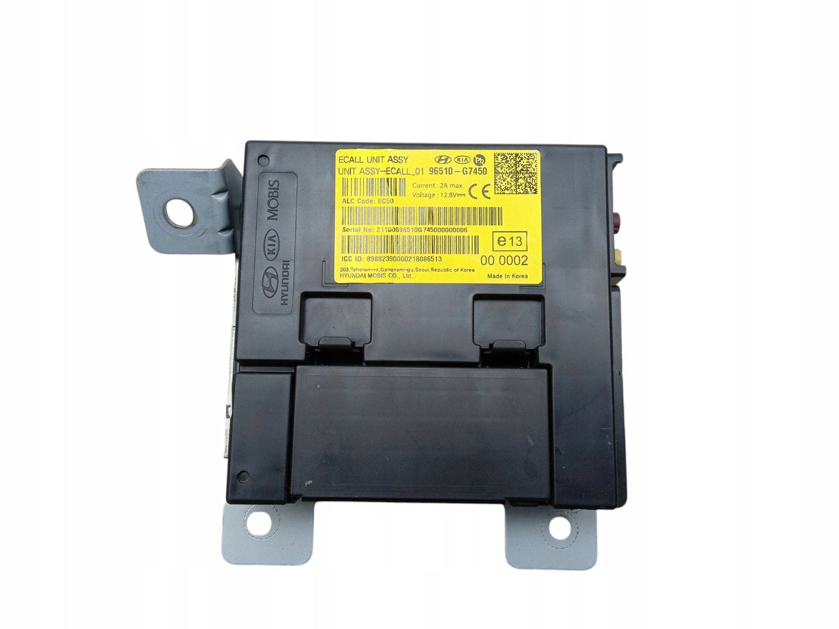 MODULE DRIVER ASSY SOS CALL HYUNDAI IONIQ ELECTRIC 96510-G7450