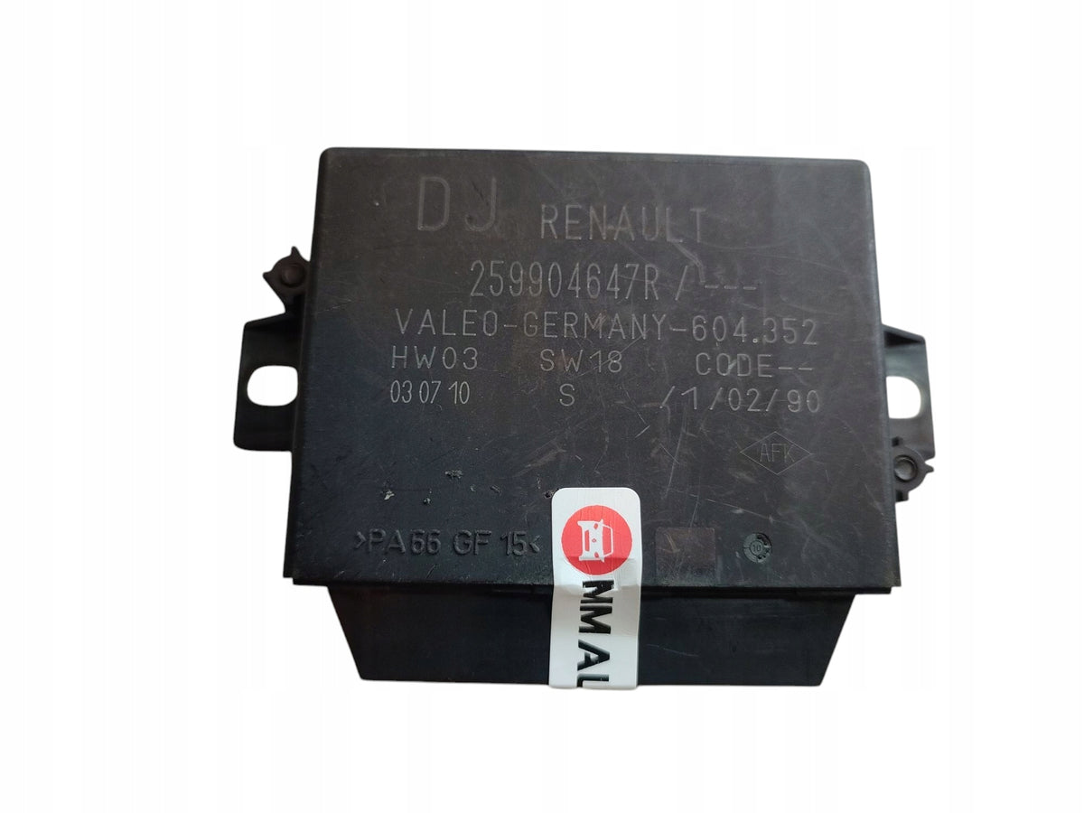 MODULE PDC PARKING CONTROLLER RENAULT SCENIC III LAGOON III 259904647R