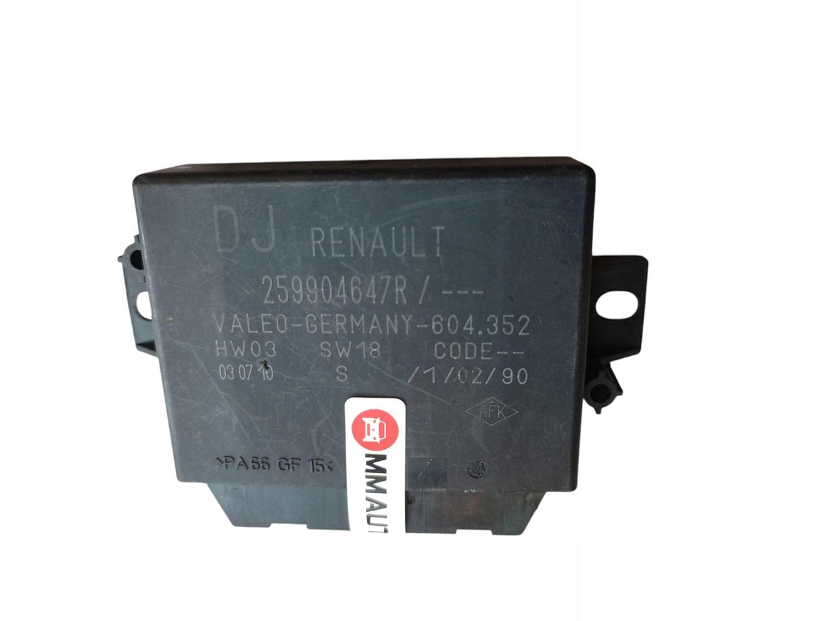 MODULE PDC PARKING CONTROLLER RENAULT SCENIC III LAGOON III 259904647R
