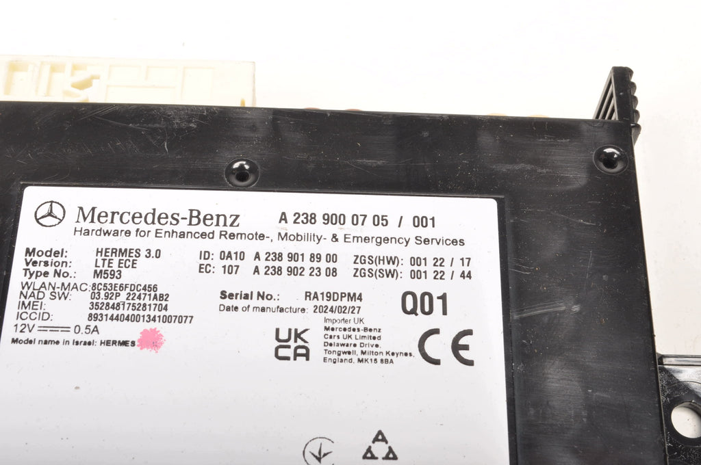 MODULE TELEMATIC CONTROLLER MERCEDES EQB X243 A2389000705