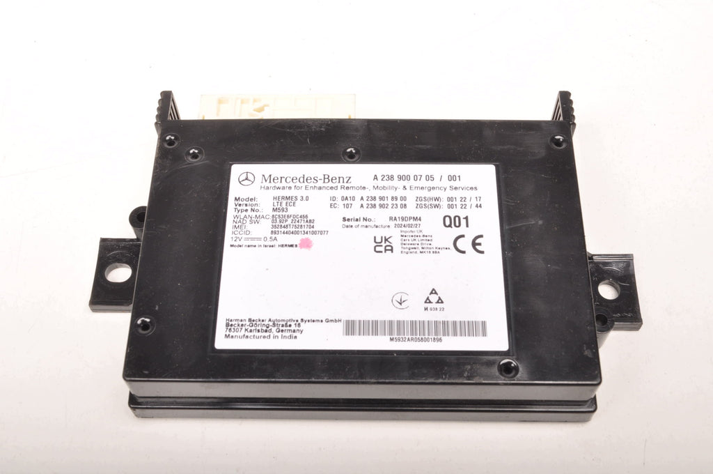 MODULE TELEMATIC CONTROLLER MERCEDES EQB X243 A2389000705