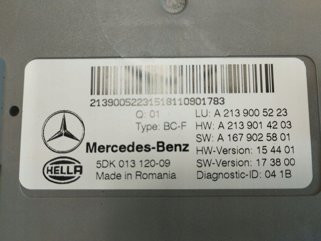 Mercedes-Benz E W213 COMFORT MODULE A2139005223