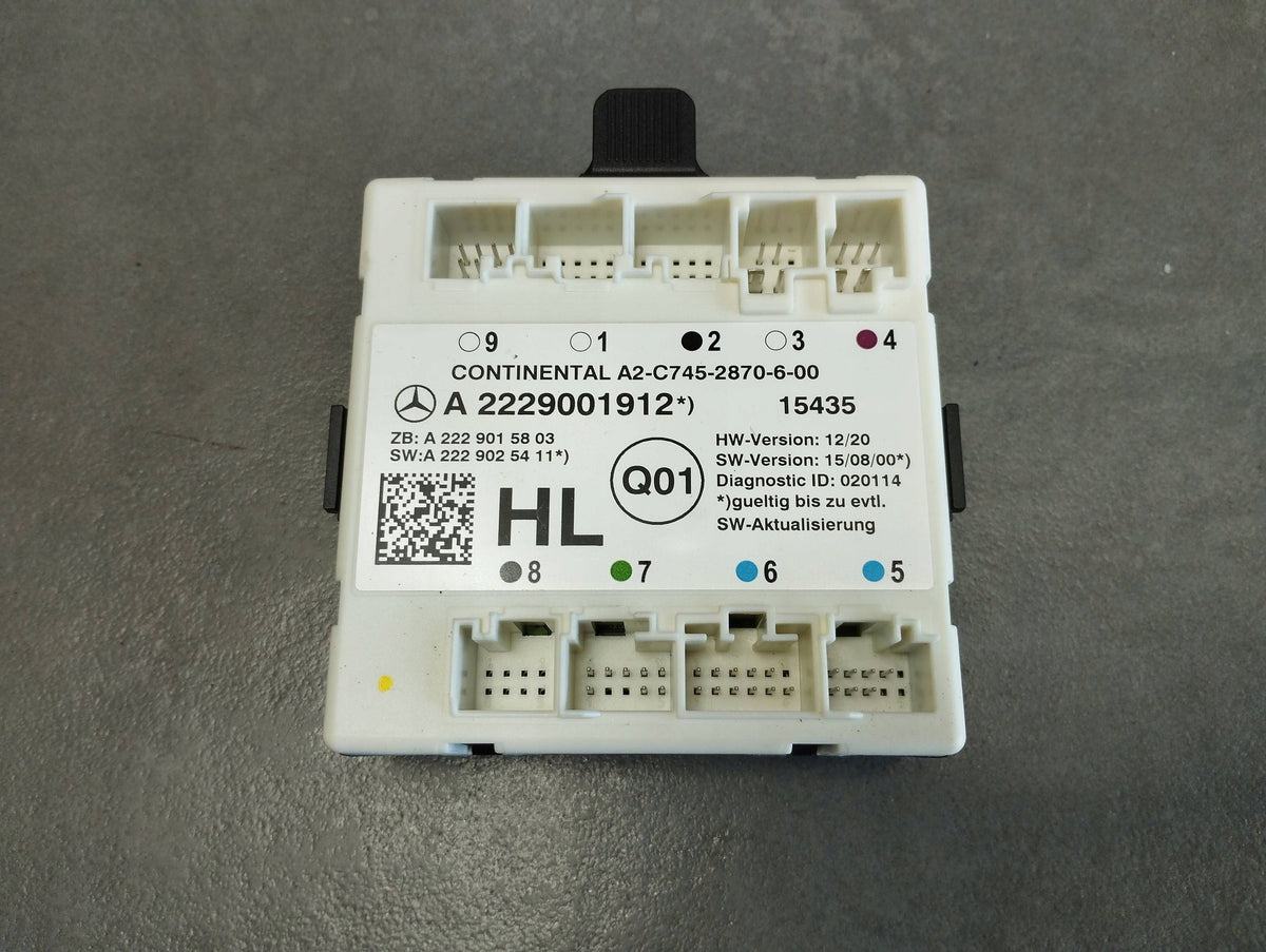 Mercedes-Benz GLC X253 DOOR MODULE LEFT REAR A2229001912