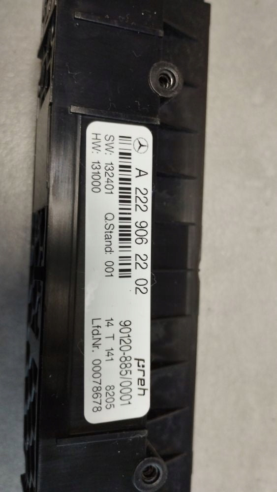 Mercedes-Benz S W222 2014 CONTROL PANEL A2229062202