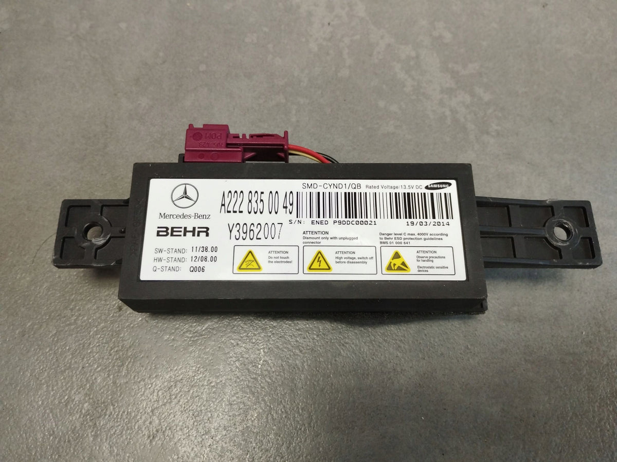 Mercedes-Benz S W222 2014 IONIZER MODULE A2228350049