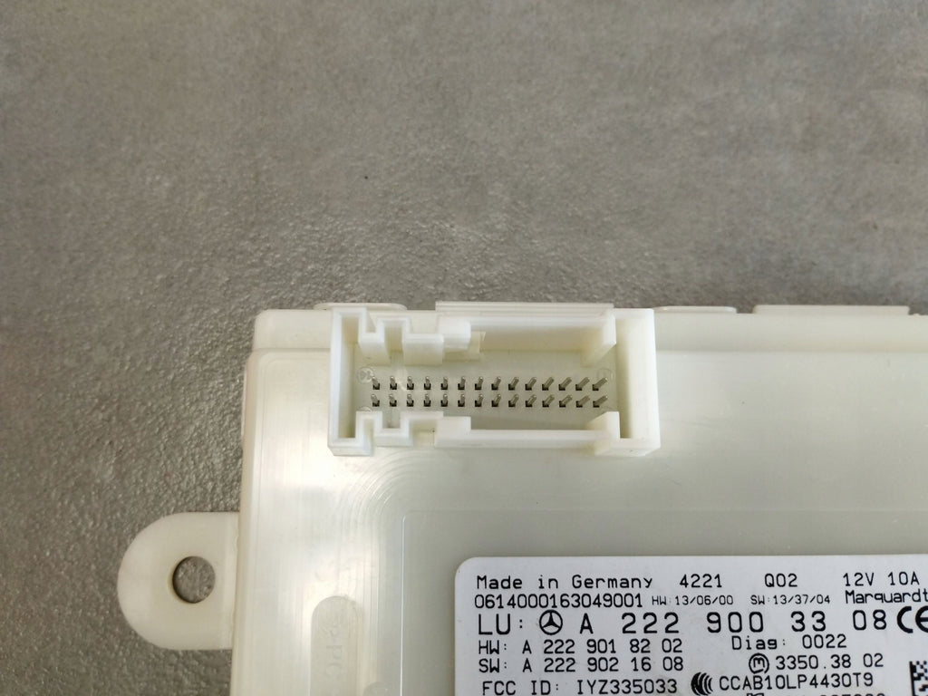 Mercedes-Benz S W222 2014 KEYLESS MODULE A2229003308
