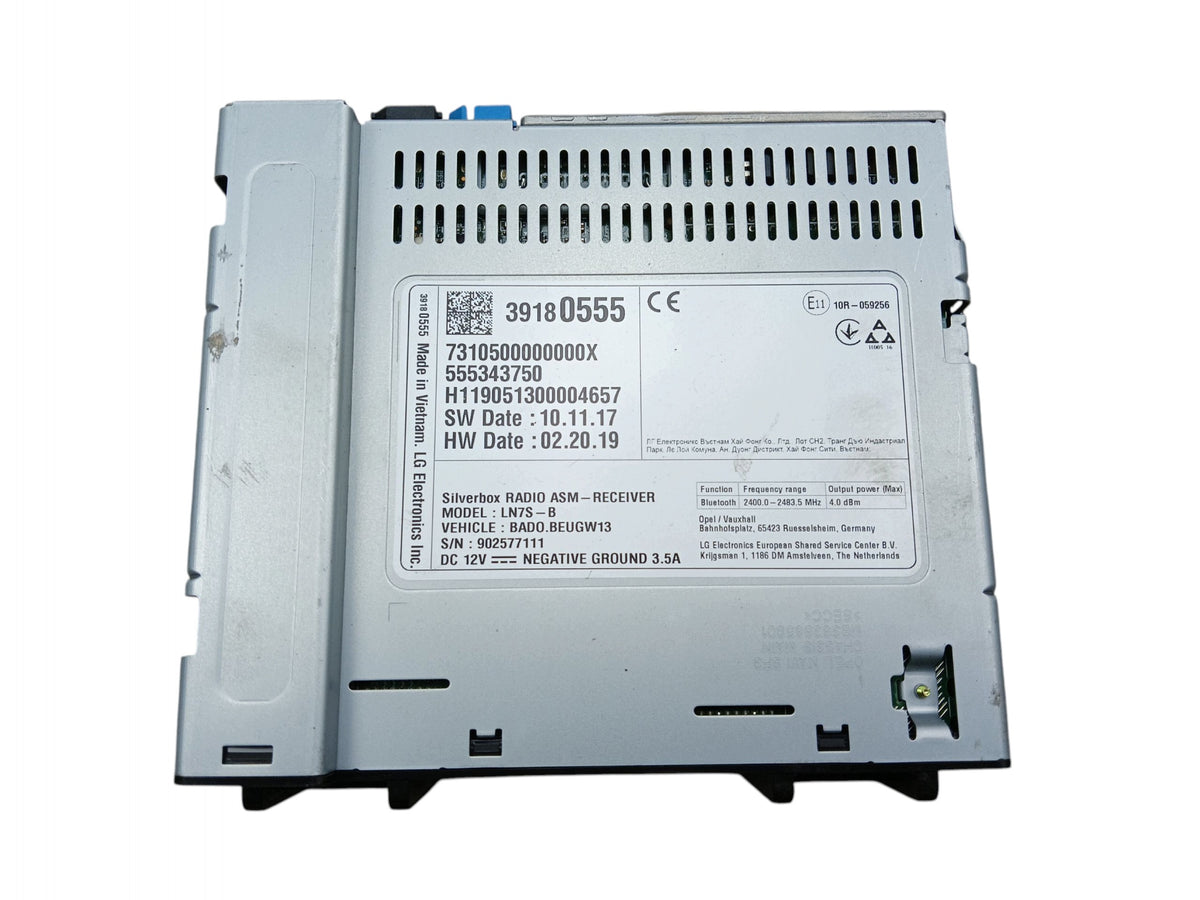 NAVIGATION MODULE SILVERBOX OPEL ASTRA K INSIGNIA B 39180555