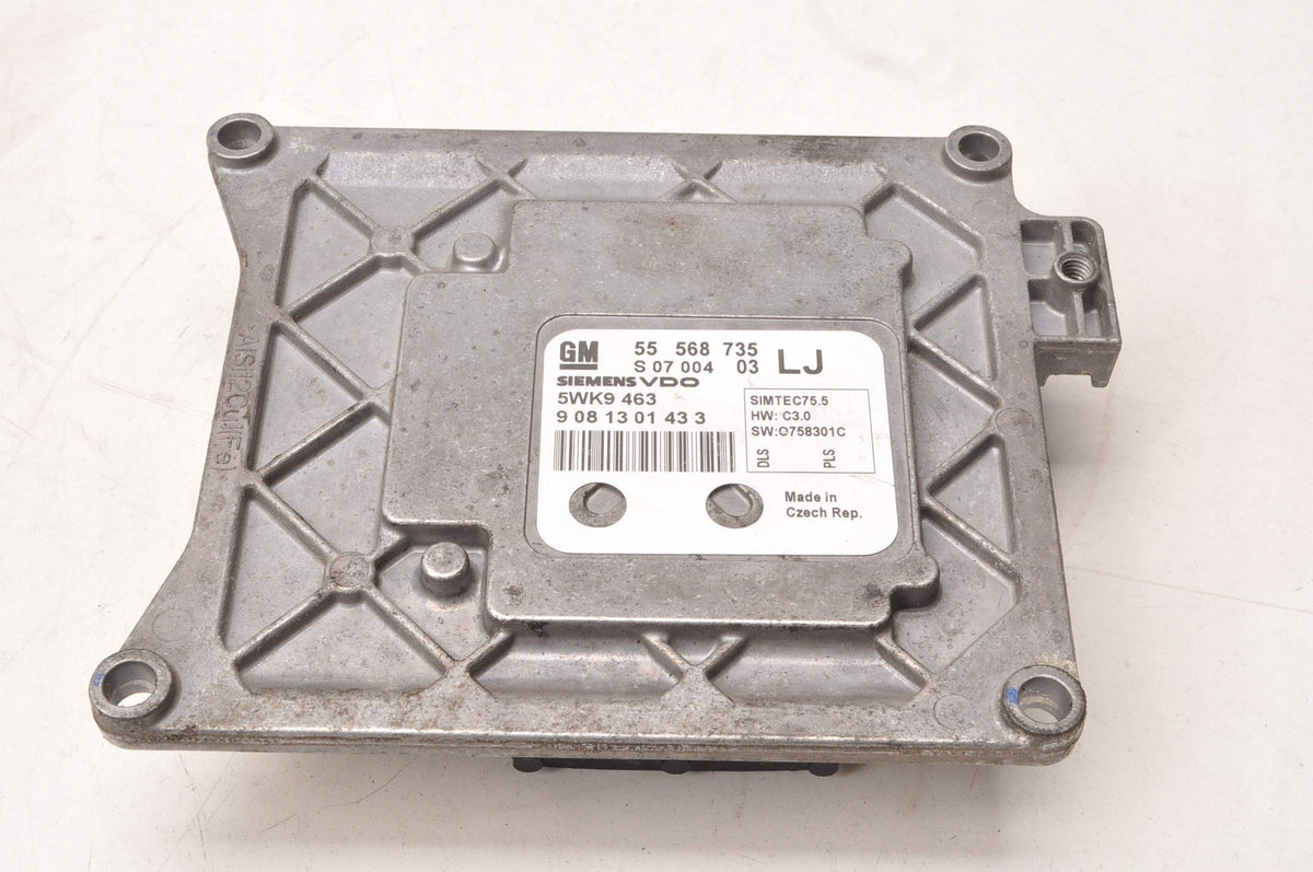 OPEL ASTRA H 1.6 16V COMPUTER ENGINE DRIVER 555687355 SIMTEC75.5
