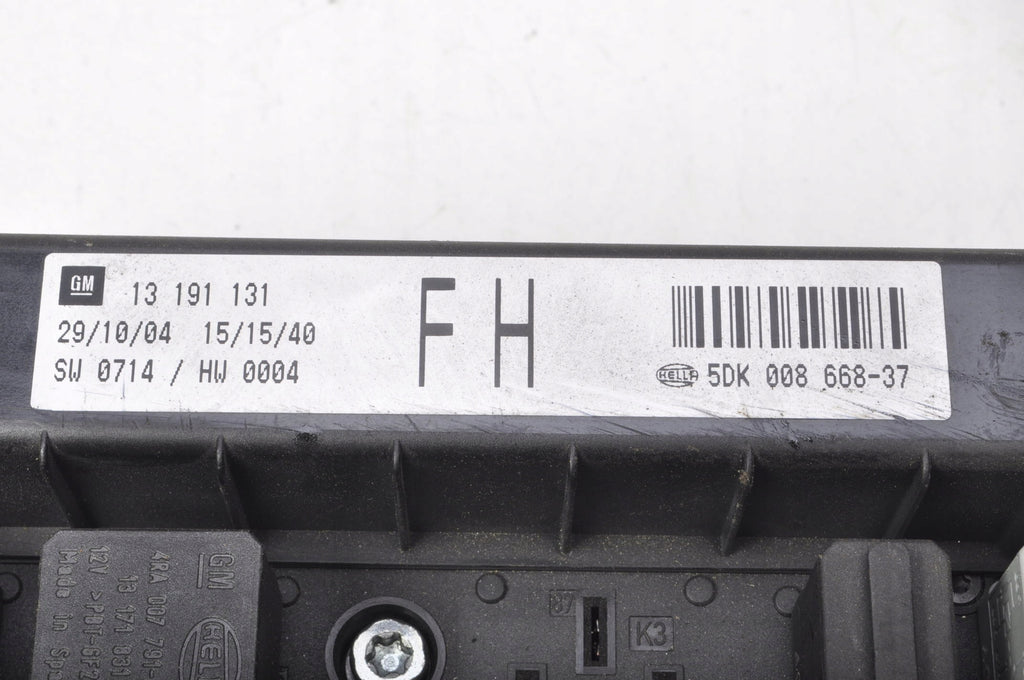 OPEL ASTRA H III BOX MODULE BSI 13191131