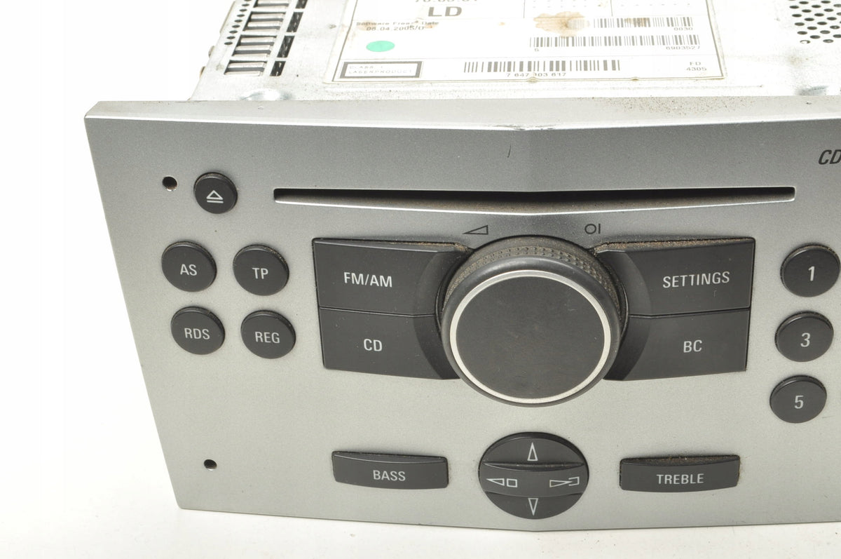OPEL ASTRA H III RADIO 93183872