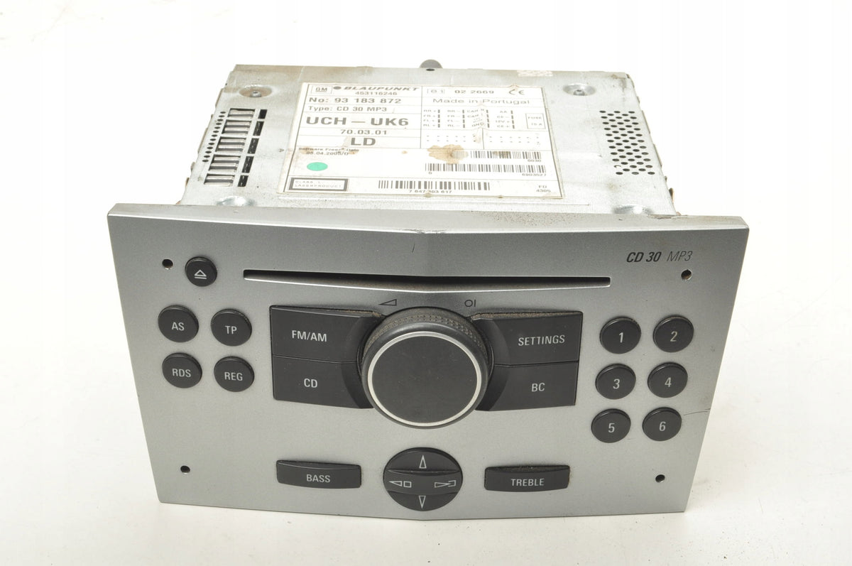 OPEL ASTRA H III RADIO 93183872