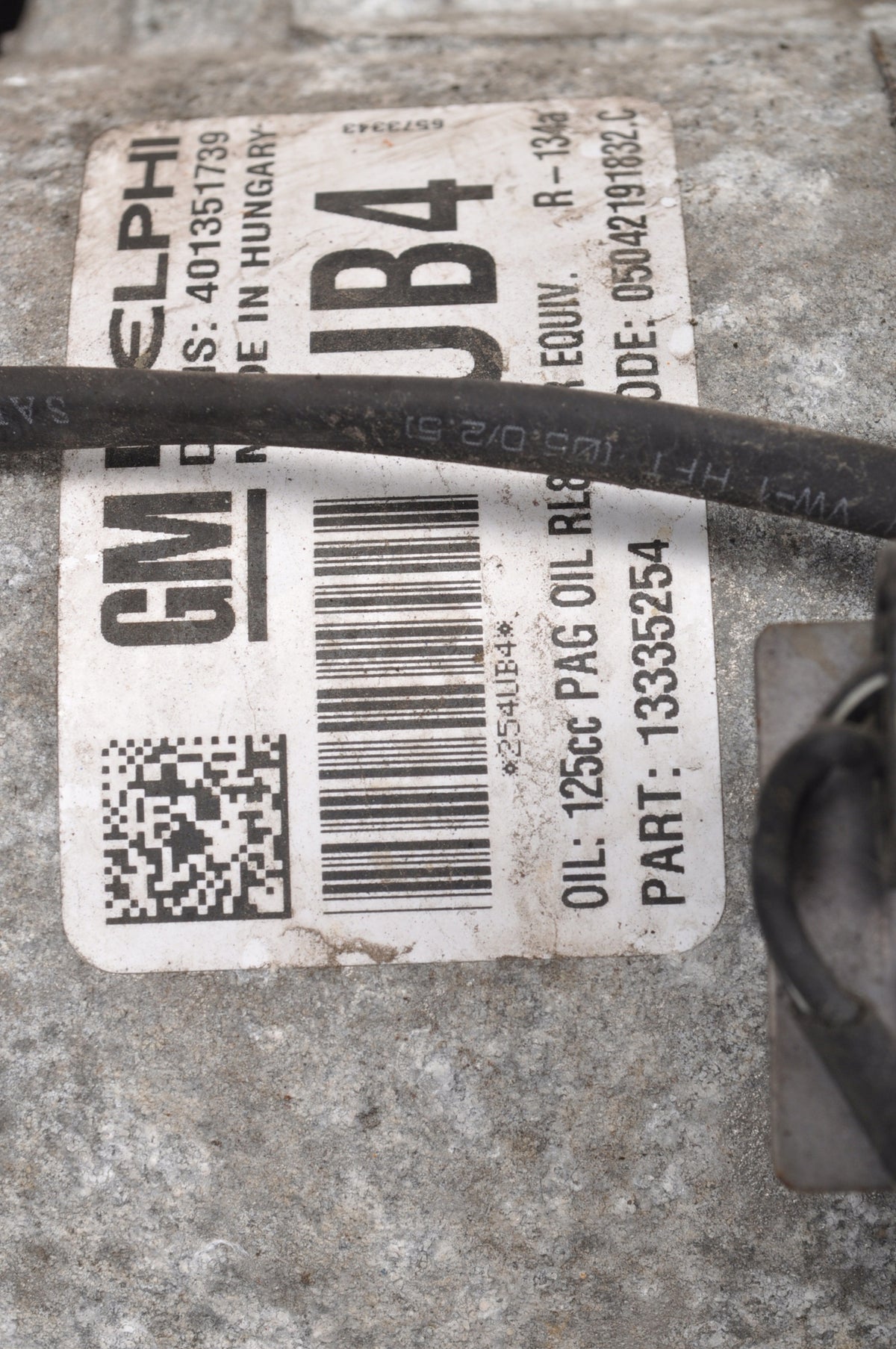 OPEL ASTRA J IV 1.6 16V AIR CONDITIONING COMPRESSOR 13335254