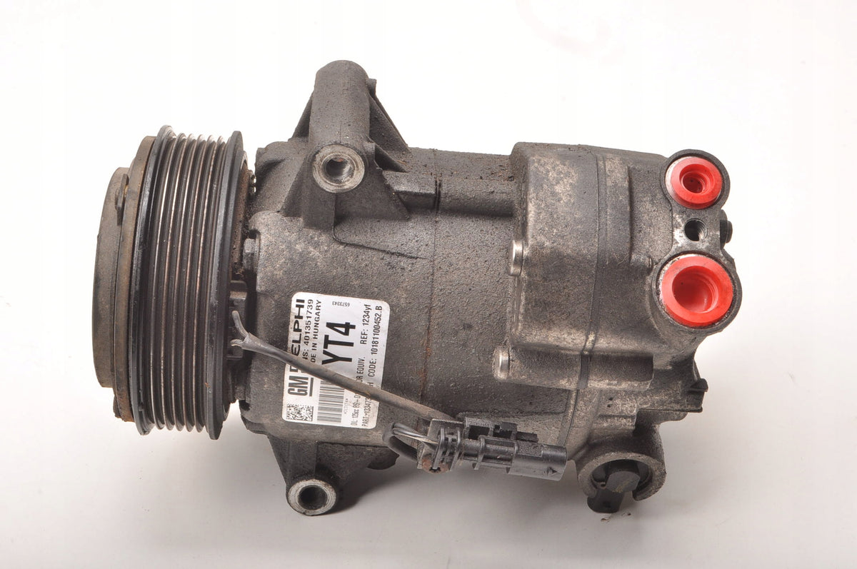 OPEL ASTRA J IV 1.6 Turbo AIR CONDITIONING COMPRESSOR A16LET 13347313 YT4