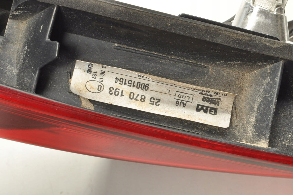 OPEL ASTRA J IV LAMP LEFT REAR IN FLAP SEDAN 25870193 LIFT
