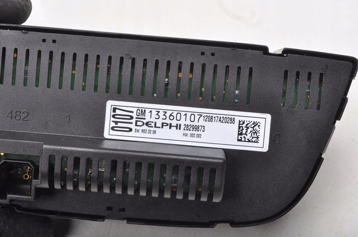 OPEL ASTRA J IV PANEL AIR CONDITIONING SWITCH 13360107