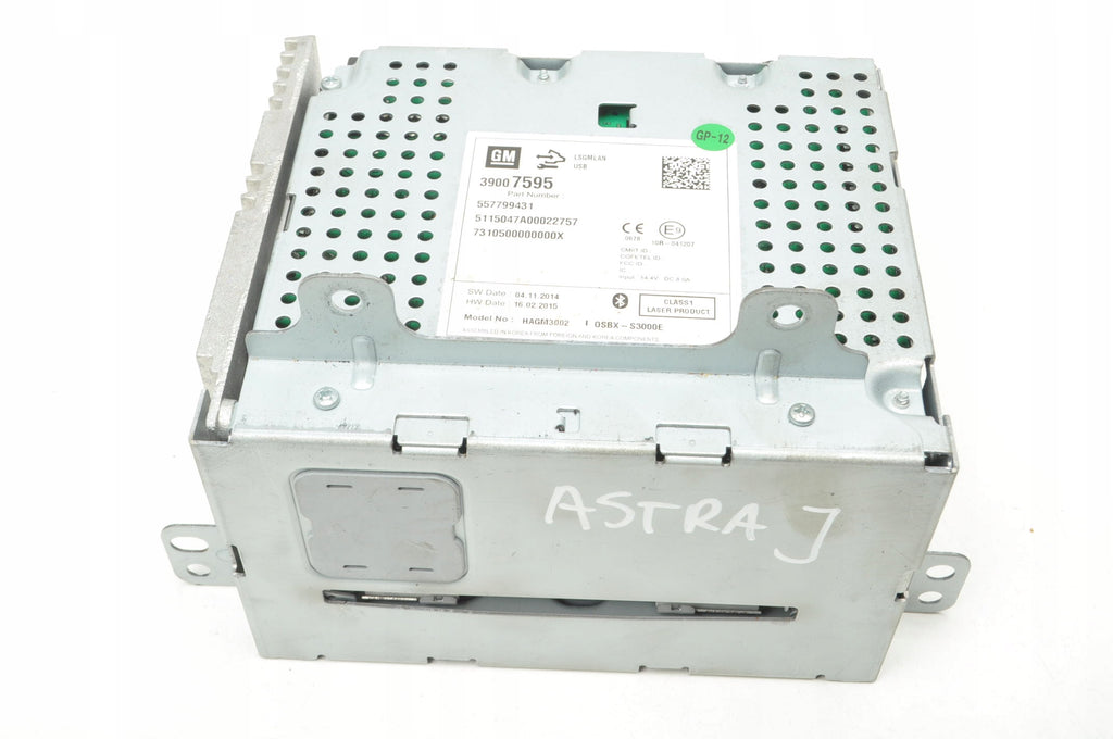 OPEL ASTRA J IV RADIO NAVIGATION 39007595