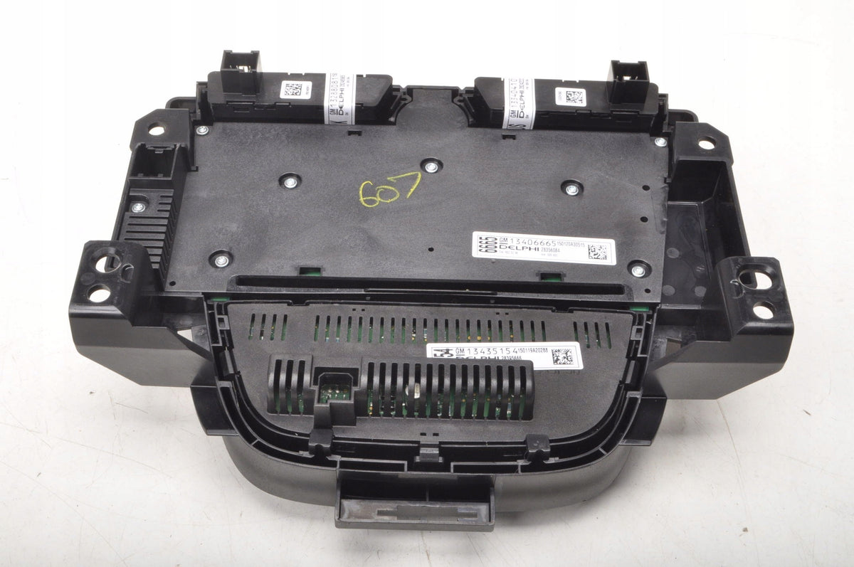 OPEL ASTRA J LIFT RADIO CONTROL PANEL AIR SUPPLY PANEL 13406665 13435154