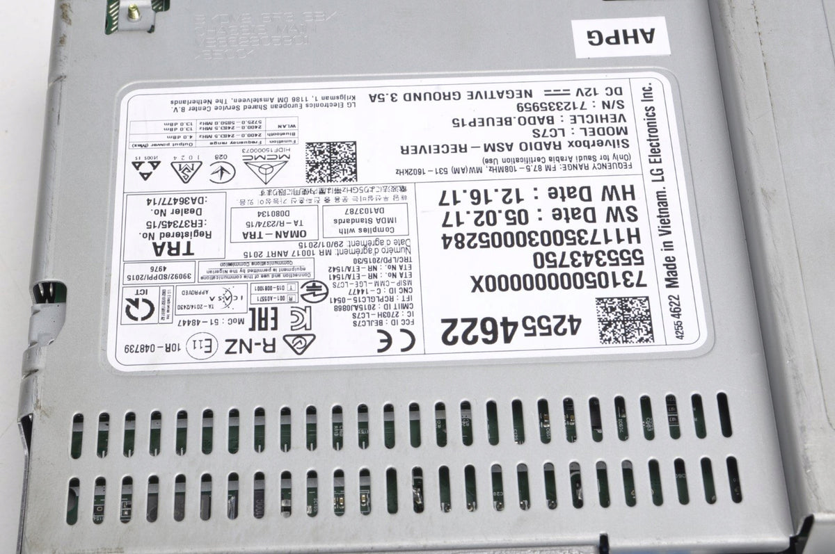 OPEL ASTRA K RADIO 42554622