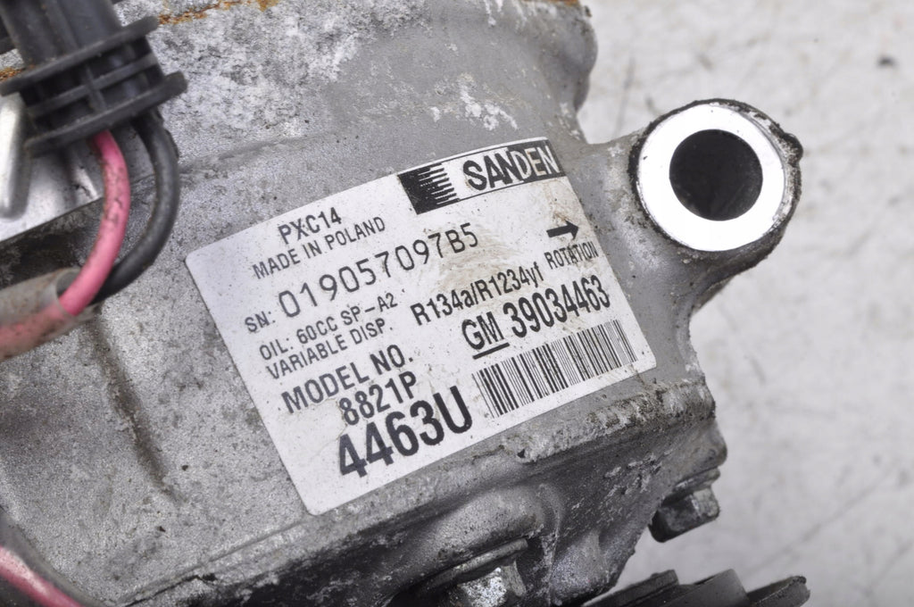 OPEL ASTRA K V 1.4 T AIR CONDITIONING COMPRESSOR 39034463