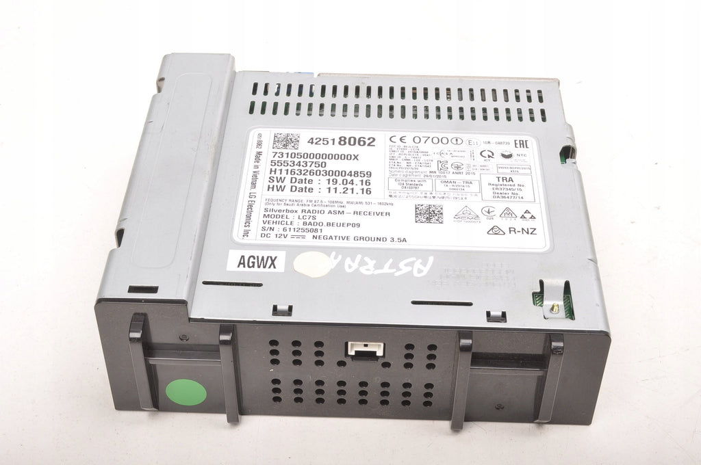 OPEL ASTRA K V RADIO NAVIGATION 42518062