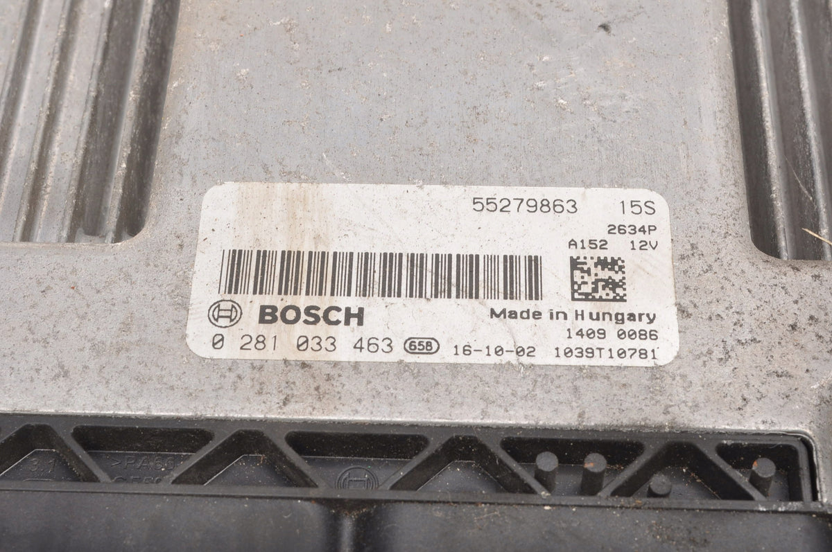 OPEL COMBO D 1.6 CDTI 105KM COMPUTER ENGINE DRIVER 55279863