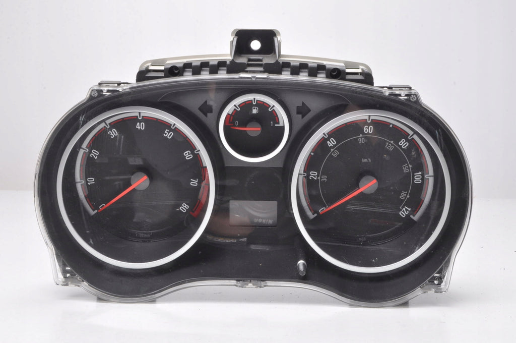 OPEL CORSA D 1.2 16V 80KM COUNTER CLOCKS UK P0013285384 13285384