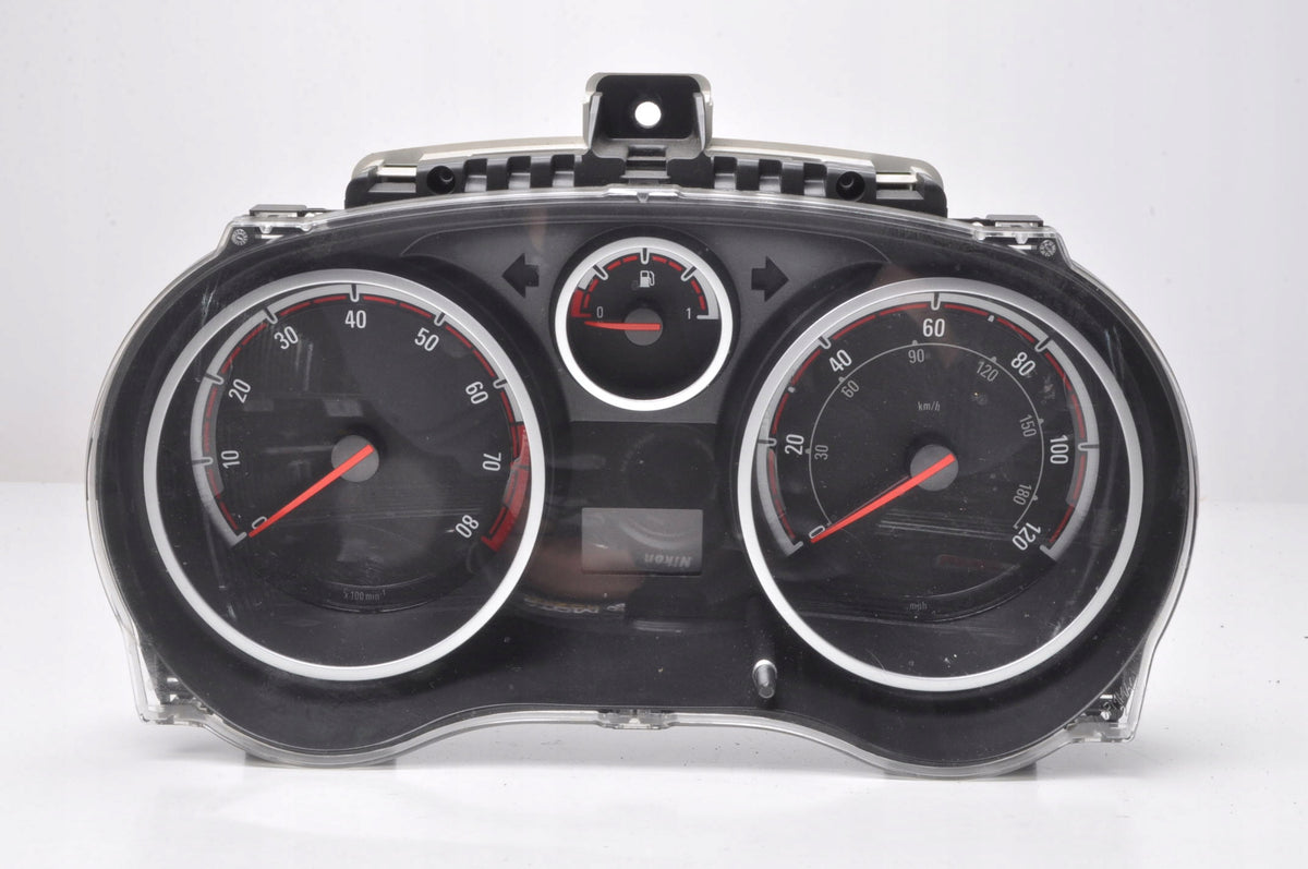 OPEL CORSA D 1.2 16V 80KM COUNTER CLOCKS UK P0013285384 13285384