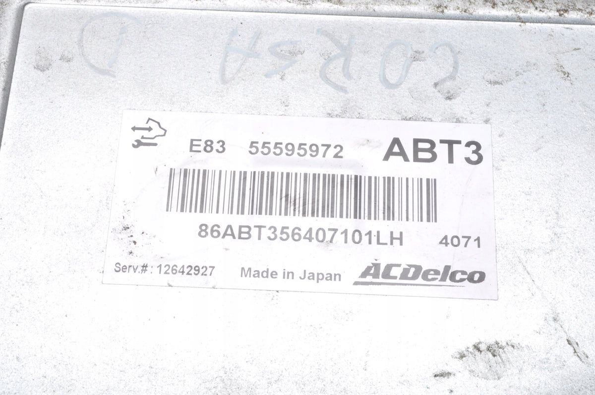 OPEL CORSA D 1.4 16V 100KM COMPUTER ENGINE DRIVER 55595972